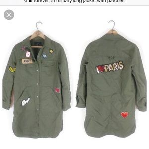 Long line Jacket Size M